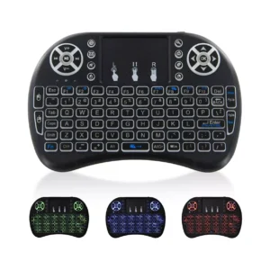 Mini Teclado Inalámbrico Iluminado Tv box - imagen secundaria
