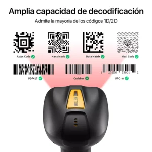 Lector de Código De Barras Y QR c/ Base Carga Netum - imagen secundaria