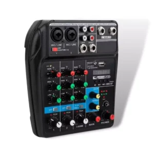 Mezcladora de 4 canales Teyun A4 Mixer Bluetooth Usb - imagen secundaria