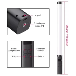 Barra Led RGB Profesional VL119 de 50 Cm Ulanzi - imagen secundaria