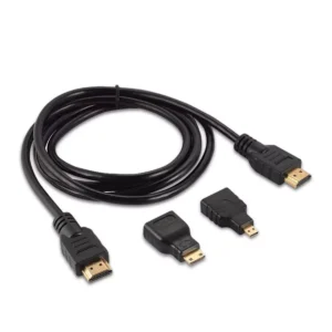 Cable Hdmi FHD Adaptador Hdmi A Mini Y Micro Hdmi 1.5 Metros - imagen secundaria