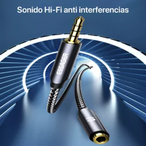 Cable Adaptador 3.5mm Audio y Micro Extensión 3m Trrs A Trrs - imagen secundaria