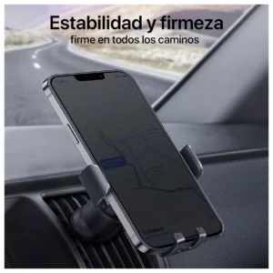 Soporte de Celular Baseus Metálico Negro para Autos - imagen secundaria
