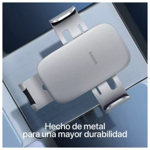 Soporte de Celular Para Autos Metálico Plateado Baseus - imagen secundaria