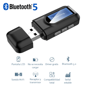 Adaptador Bluetooth 5.0 para Equipo De Sonido PC Laptop - imagen secundaria