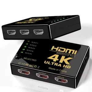 Hdmi Selector Switch 5 Salidas Control Remoto Ir - imagen secundaria