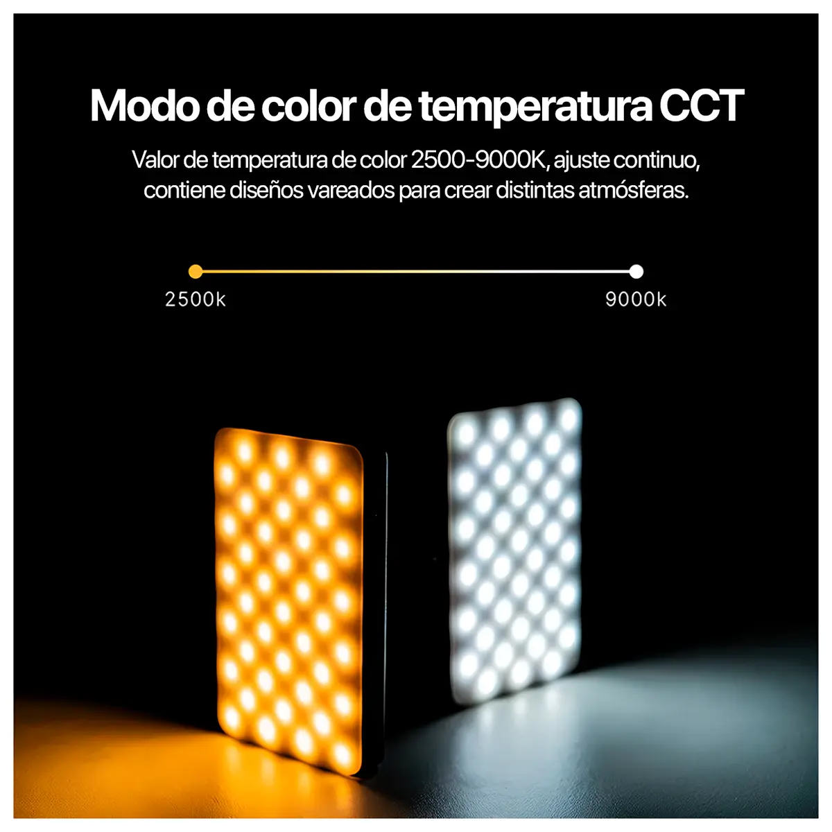 ulanzi vl120 rgb panel led tripode 120 leds temperaturas-altas