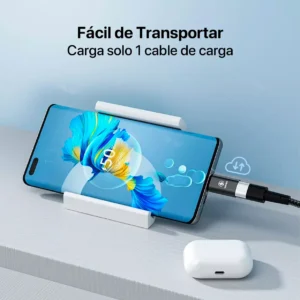 Adaptador Convertidor PD De Lightning a Tipo C 120W Azul - imagen secundaria
