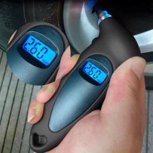 Medidor De Presión Digital Negro Neumáticos Auto Camionetas - imagen secundaria