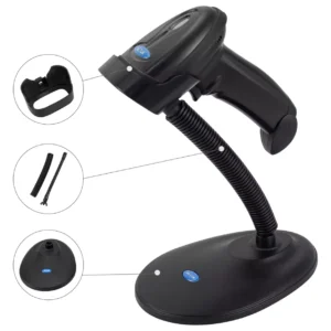 Lector Qr Código Barras Inalámbrico Netum + Soporte Original - imagen secundaria