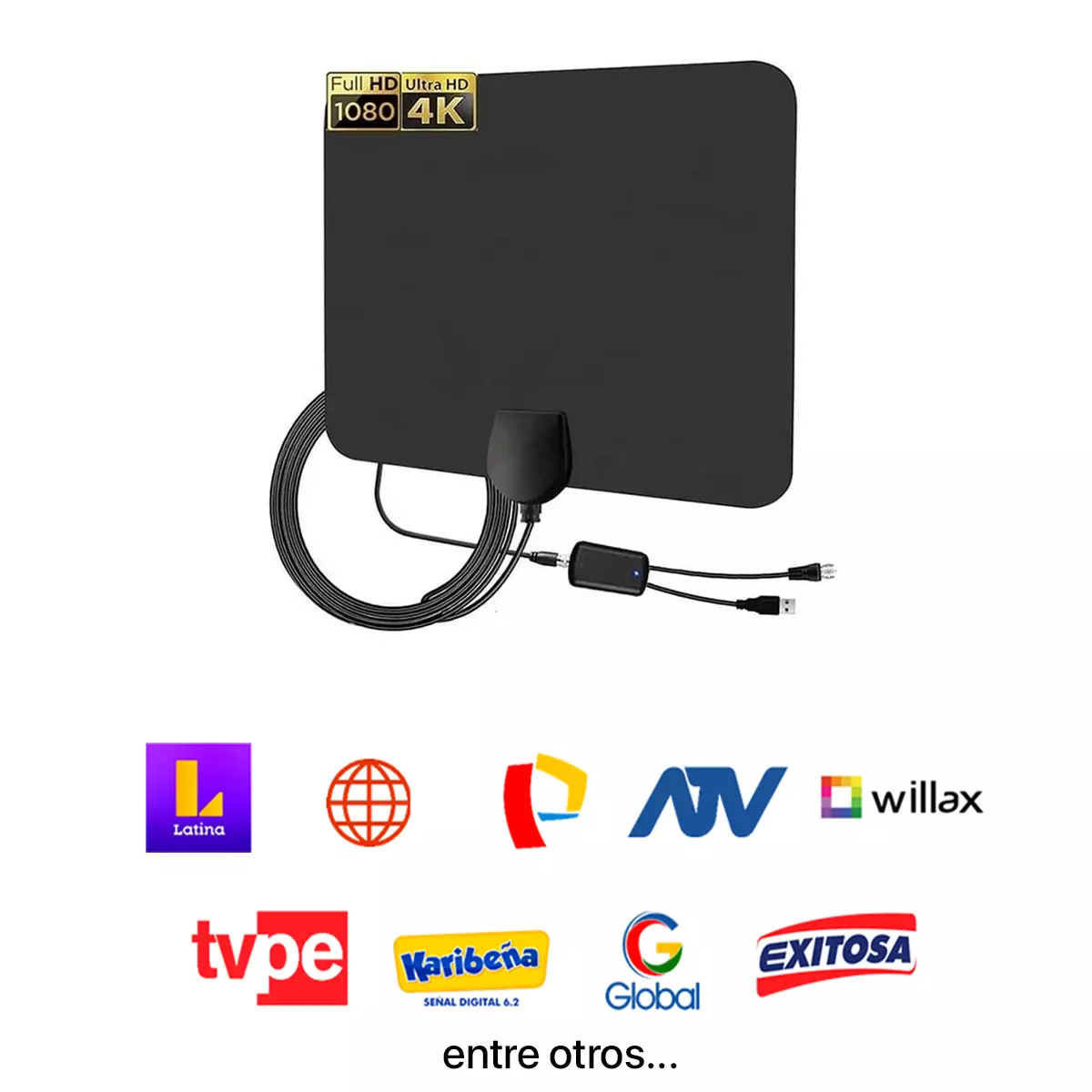 Antena Digital Tdt Hd Exterior Para Tv 20dbi Lima Provincias - Grupo Orange