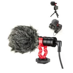 Kit Profesional De Grabación Luz Led Ulanzi  Vl49 Rgb + Soporte U-Grip Pro + Micrófono Cardiode - imagen secundaria