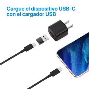 Adaptador Tipo C Hembra A Usb A Macho para Carga iPhone - imagen secundaria