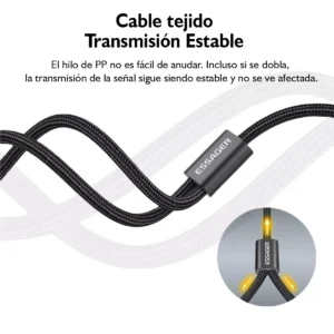 Cable Adaptador Rca a 1 jack 3.5mm – 2m Alta Fidelidad - imagen secundaria