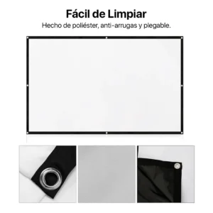 Pantalla De Proyección Ecran 120″ Blanco Owlenz H120C+ - imagen secundaria