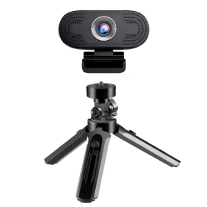 camara-web-compatible-zoom-google-meet-teams-y-tripode Cámara Web FullHD 1080p + Trípode 21cm NP-888
