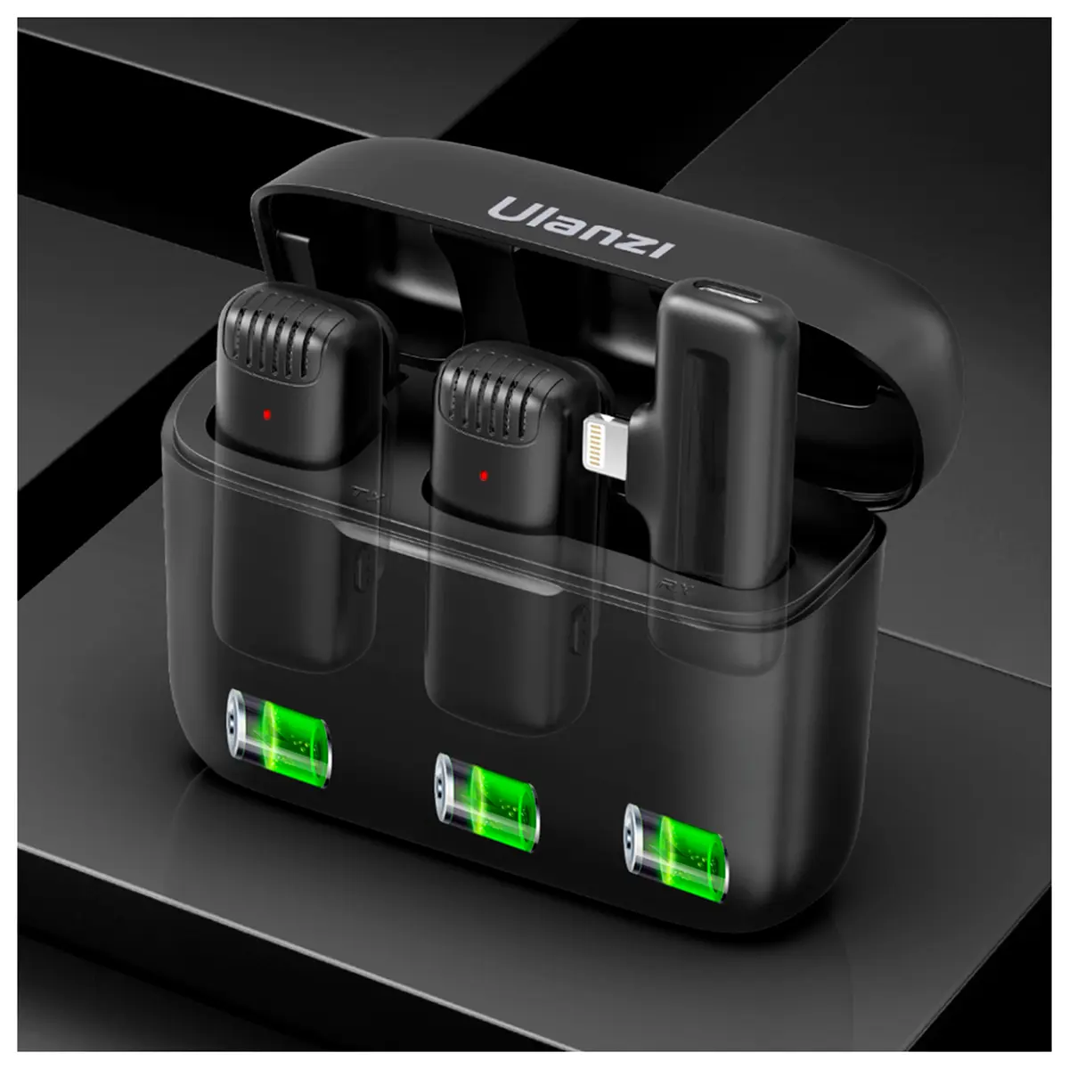 Micrófono inalámbrico Ulanzi J12 con receptor Lightning