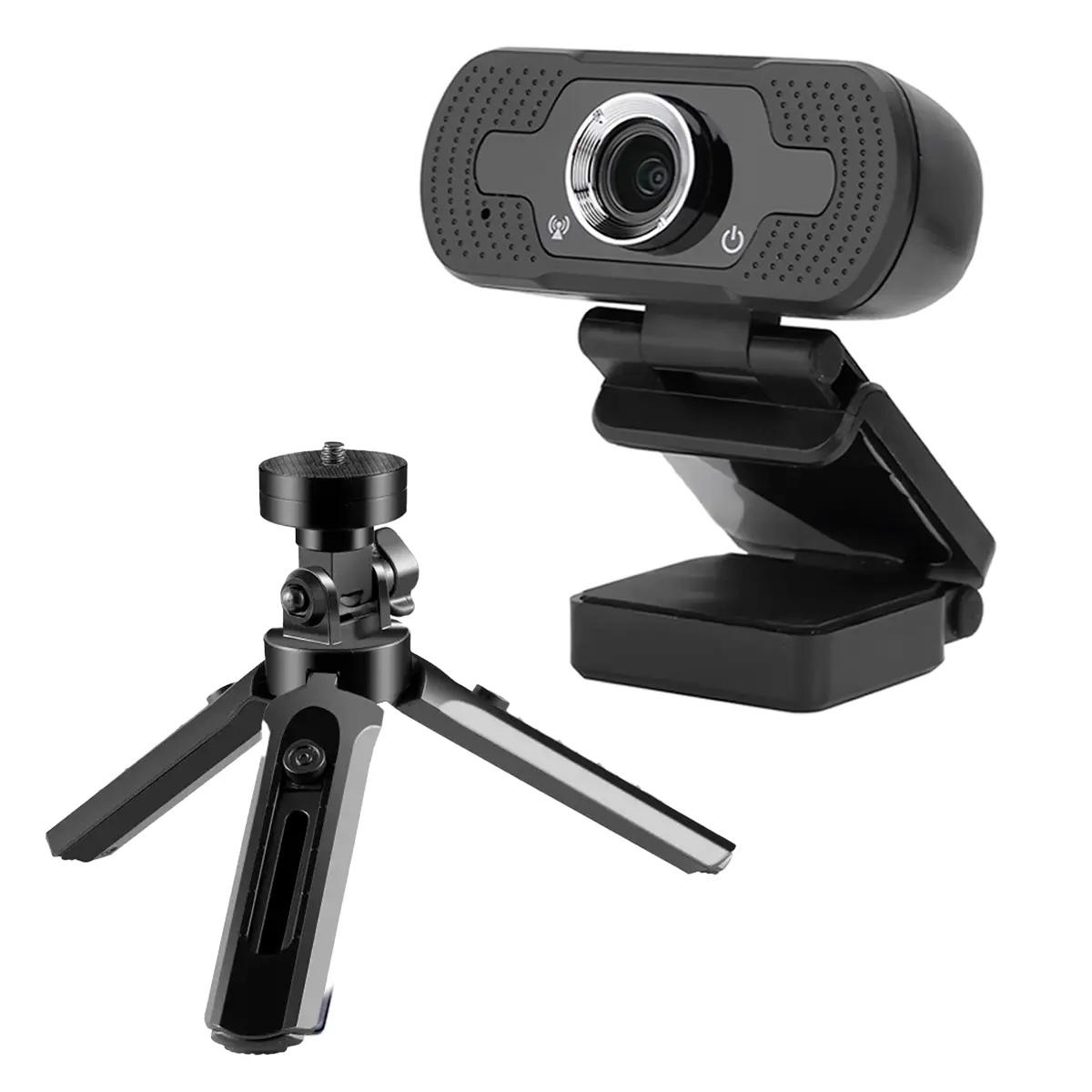 Kit completo de cámara web 1080P con trípode incluido