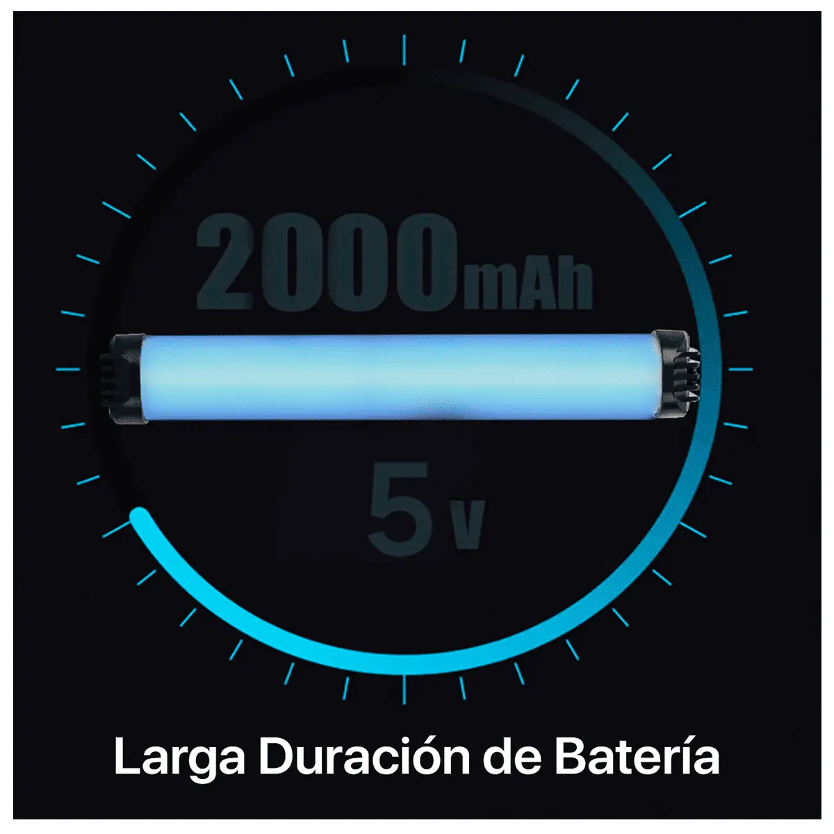 Barra LED RGB RL-30SL de 30cm con baterías duraderas