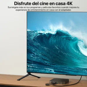 Cable Hdmi Macho a DisplayPort Macho 4k 60Hz 2m Vention ABJ - imagen secundaria