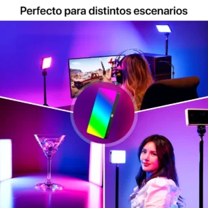 Luz LED RGB Ulanzi LT002 Con 2 Filtros Portátil y Versátil - imagen secundaria