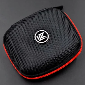 Mini Estuche para Auriculares Compacto Resistente Portátil Negro - imagen secundaria