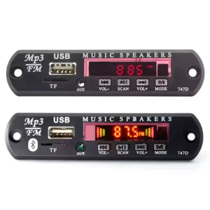 Placa MP3 Decodificadora 12V BT USB FM AUX TF SD - imagen secundaria