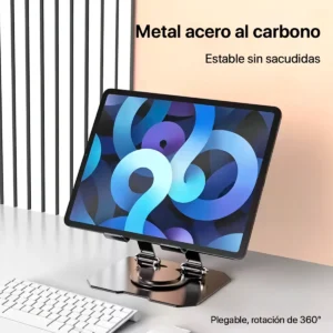 Soporte Para Tablet Celular Portátil Ajustable 360° Color Negro - imagen secundaria