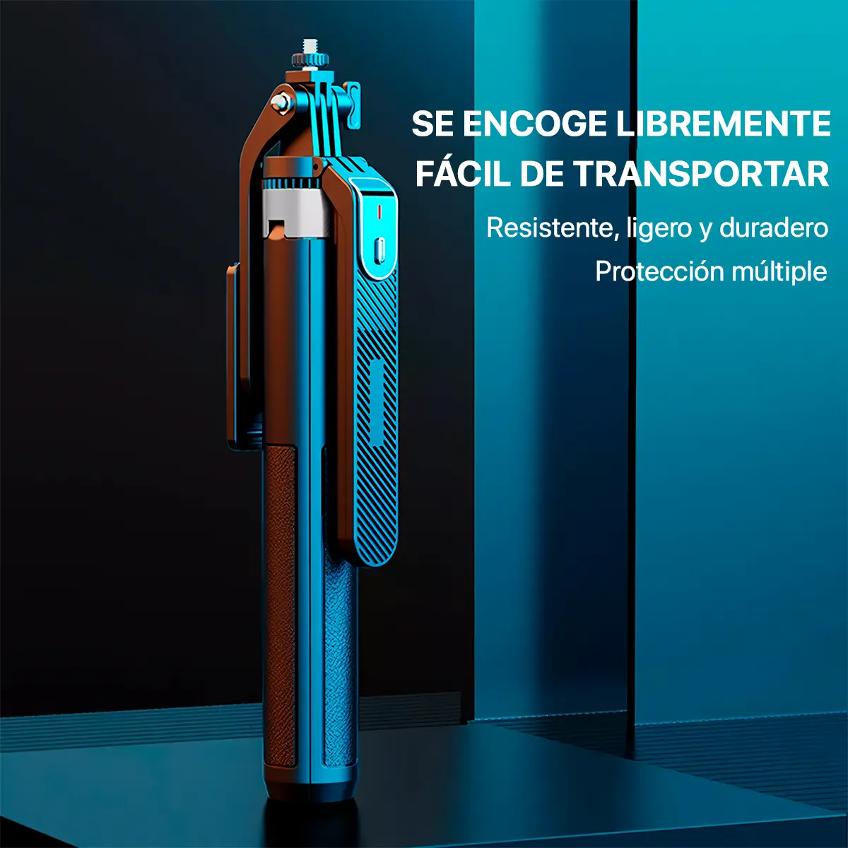 Trípode Palo Selfie De 180cm Disparador Bluetooth P1801 facil transporte