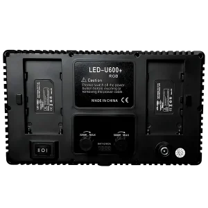 Luz Led Rgb Profesional Con Viseras U600rgb - imagen secundaria