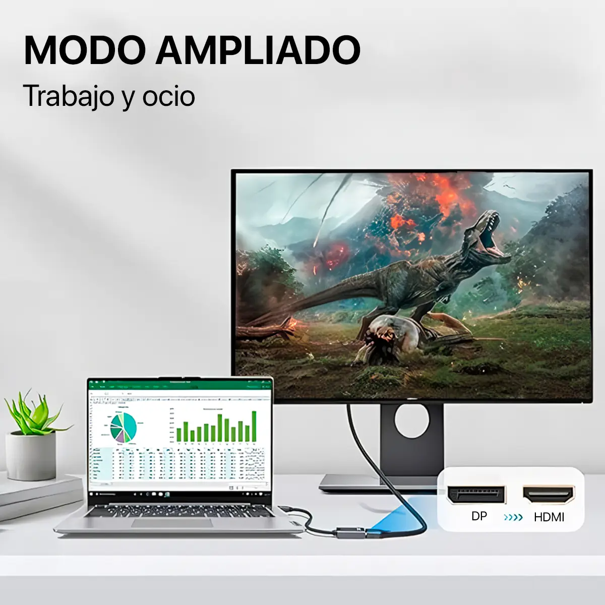 Adaptador De DisplyPort a Hdmi