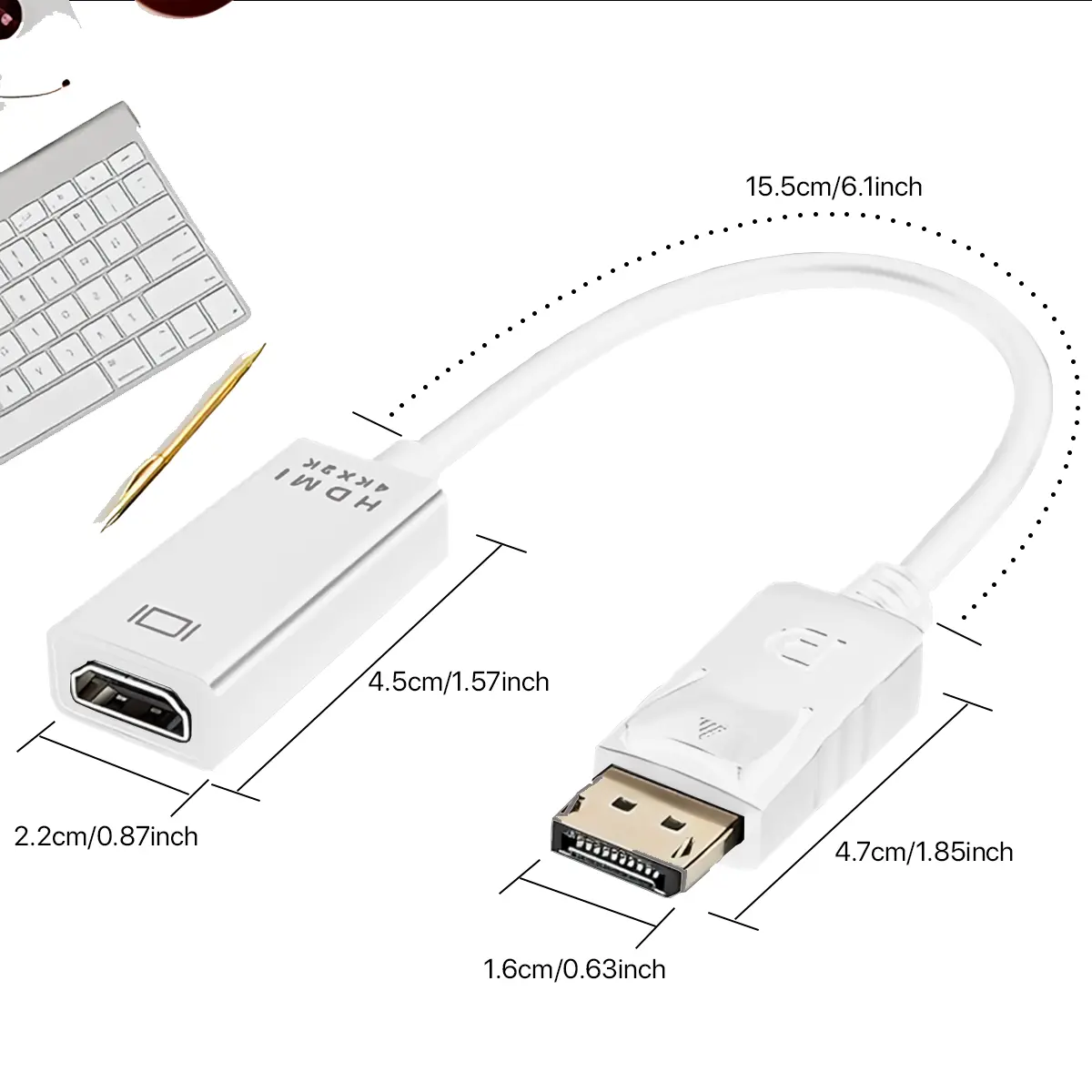 Adaptador De DisplyPort a Hdmi