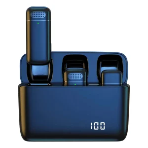 Micrófono para Iphone Profesional Inalámbrico Lightning Negro - imagen secundaria