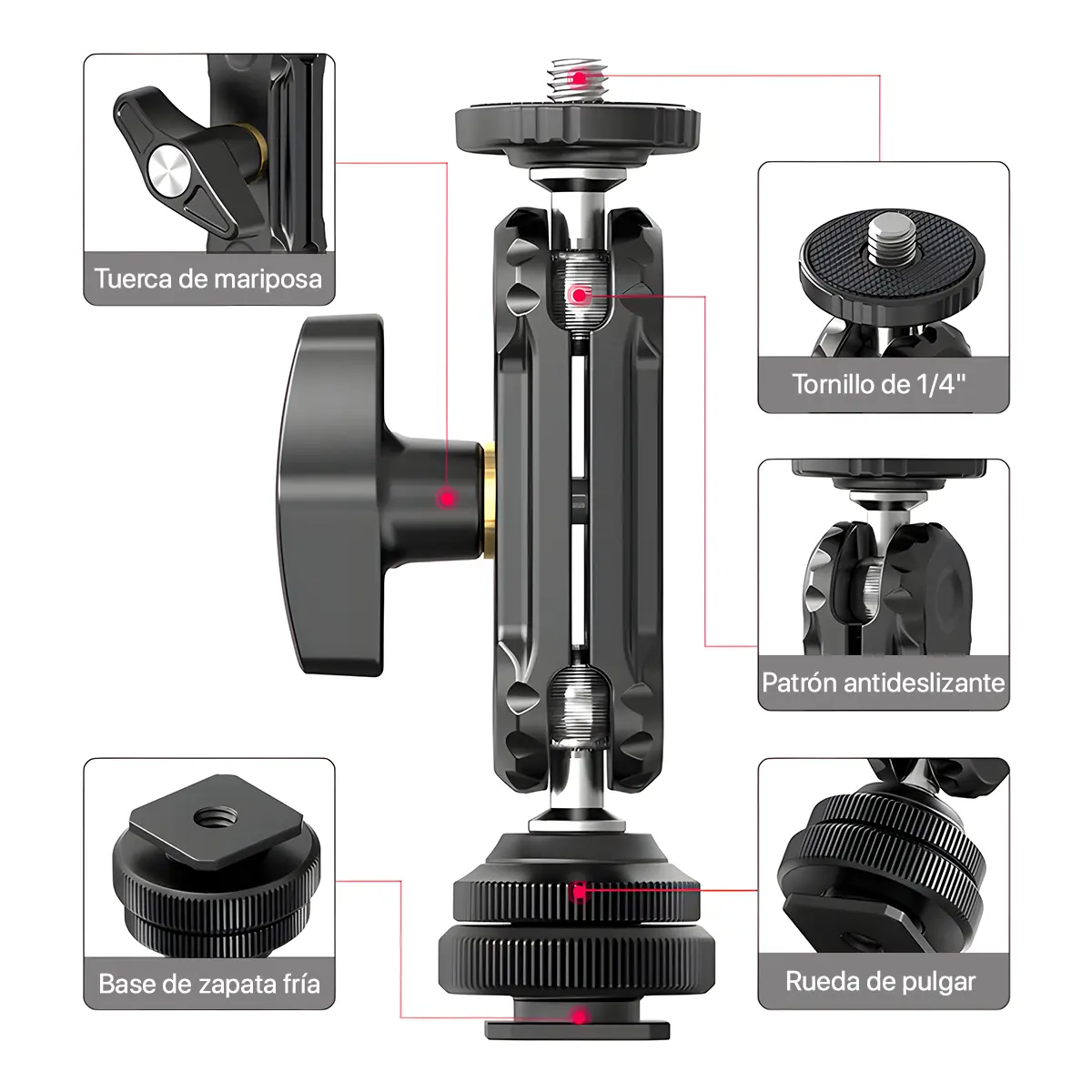 Montura Doble Rótula Ulanzi