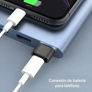 Adaptador USB C a USB A Macho Datos y Carga Rápida - imagen secundaria