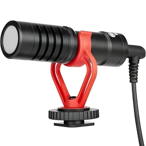 BOYA BY-MM1 Micrófono Cardioide Direccional Alámbrico Vlogs Cámaras DSLR Grabaciones en Exteriores - imagen secundaria