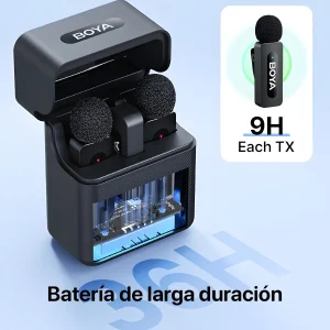 BOYA BY-V3 Micrófono Inalámbrico Lightning Ideal para iPhone, iPad y Grabaciones Profesionales - imagen secundaria