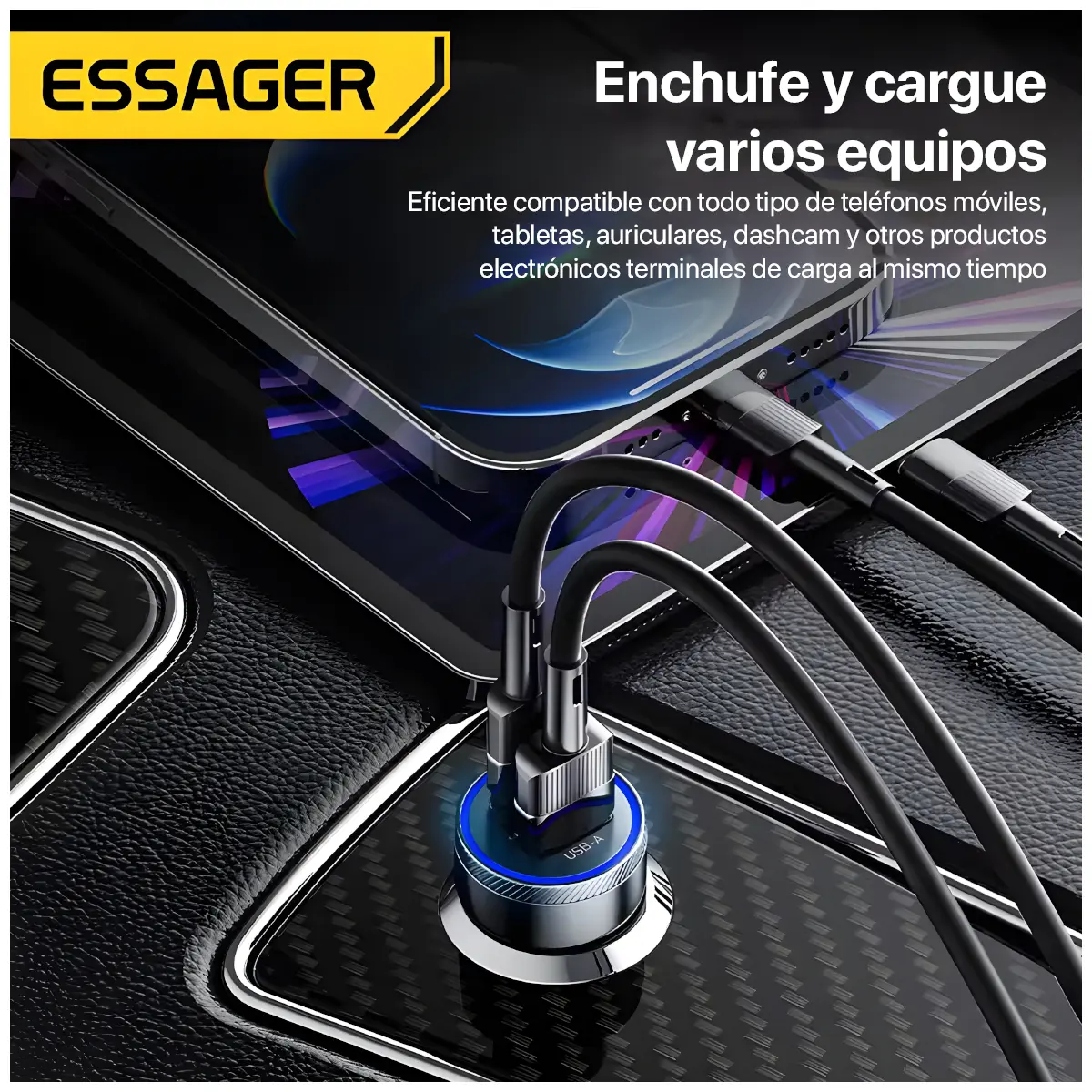 Cargador de coche 54W