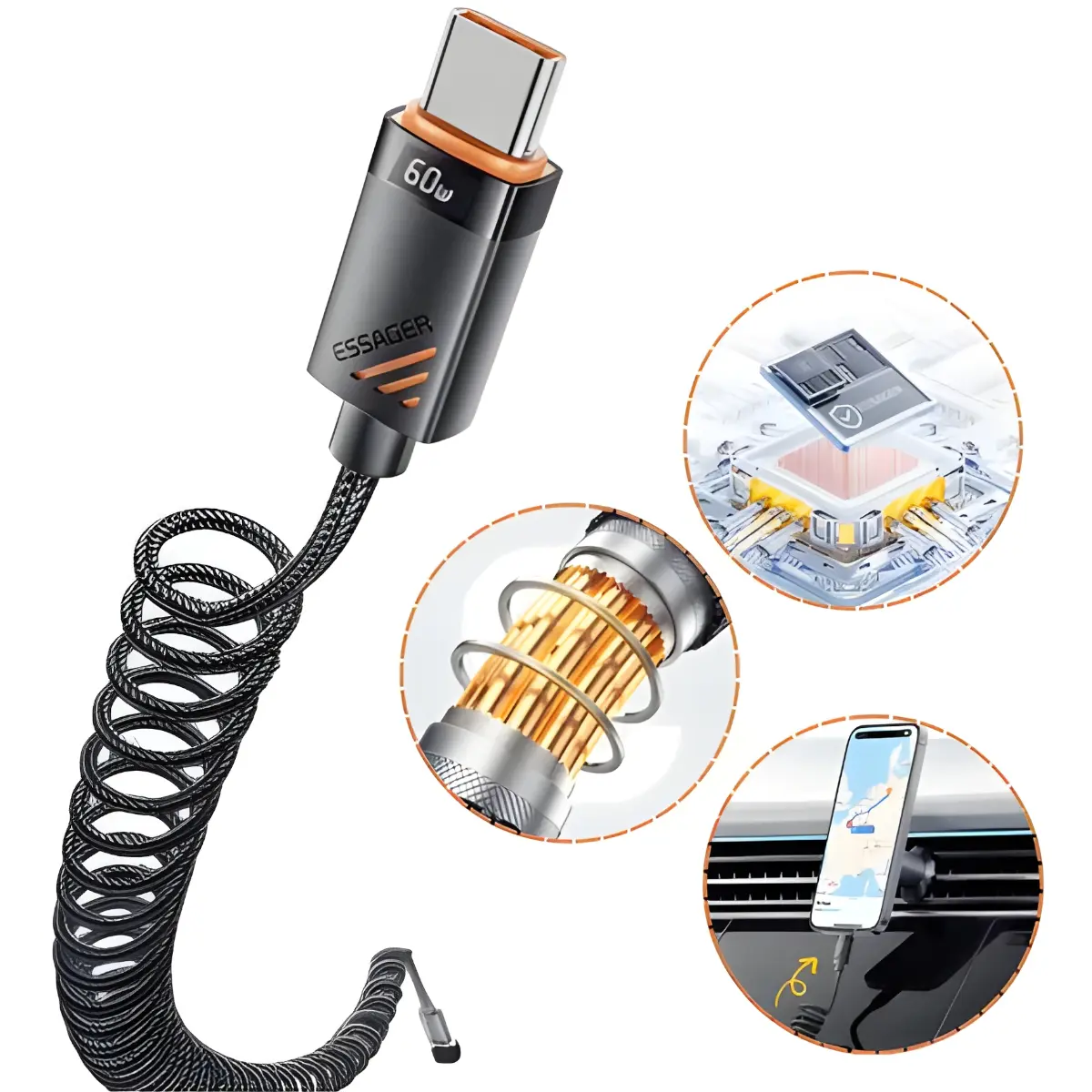 ESSAGER Cable de Carga