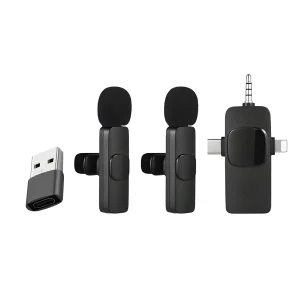 Micrófono inalámbrico 3 en 1 + Adaptador Para Vlogs y Entrevistas - imagen secundaria