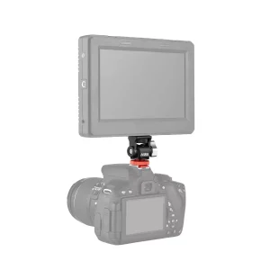 Adaptador Andoer Zapata Fria  A  Perno Universal 1/4″ Color Rojo - imagen secundaria