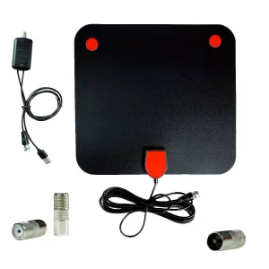 Antena Digital Plana Canales Full HD + Amplificador para TV - imagen secundaria