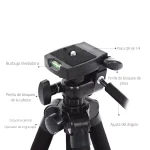 Trípode Profesional Weifeng WT-3130