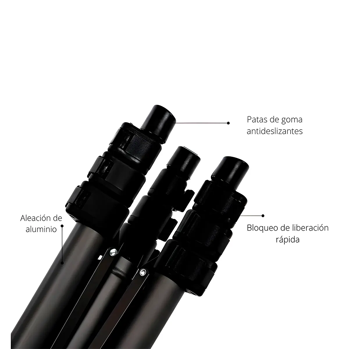Tripode Weifeng WT 3130 con adaptador para celular y disparador Bluetooth original en Perú