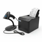 Combo impresora térmica XP-T80Q con lector Netum NT-1228BC inalámbrico