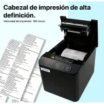 Impresora térmica Xprinter XP-T80Q 80mm con cabezal de impresión de alta definición