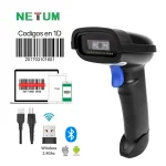Lector de código de barras Netum NT-1228BC 1D compatible con PC y celulares Android o iOS