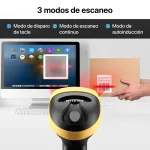 Lector Netum L8BL Pro con tres modos de escaneo: disparo, continuo y autoinducción.