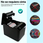 Impresora térmica Xprinter 80 mm sin necesidad de tinta ni cartuchos
