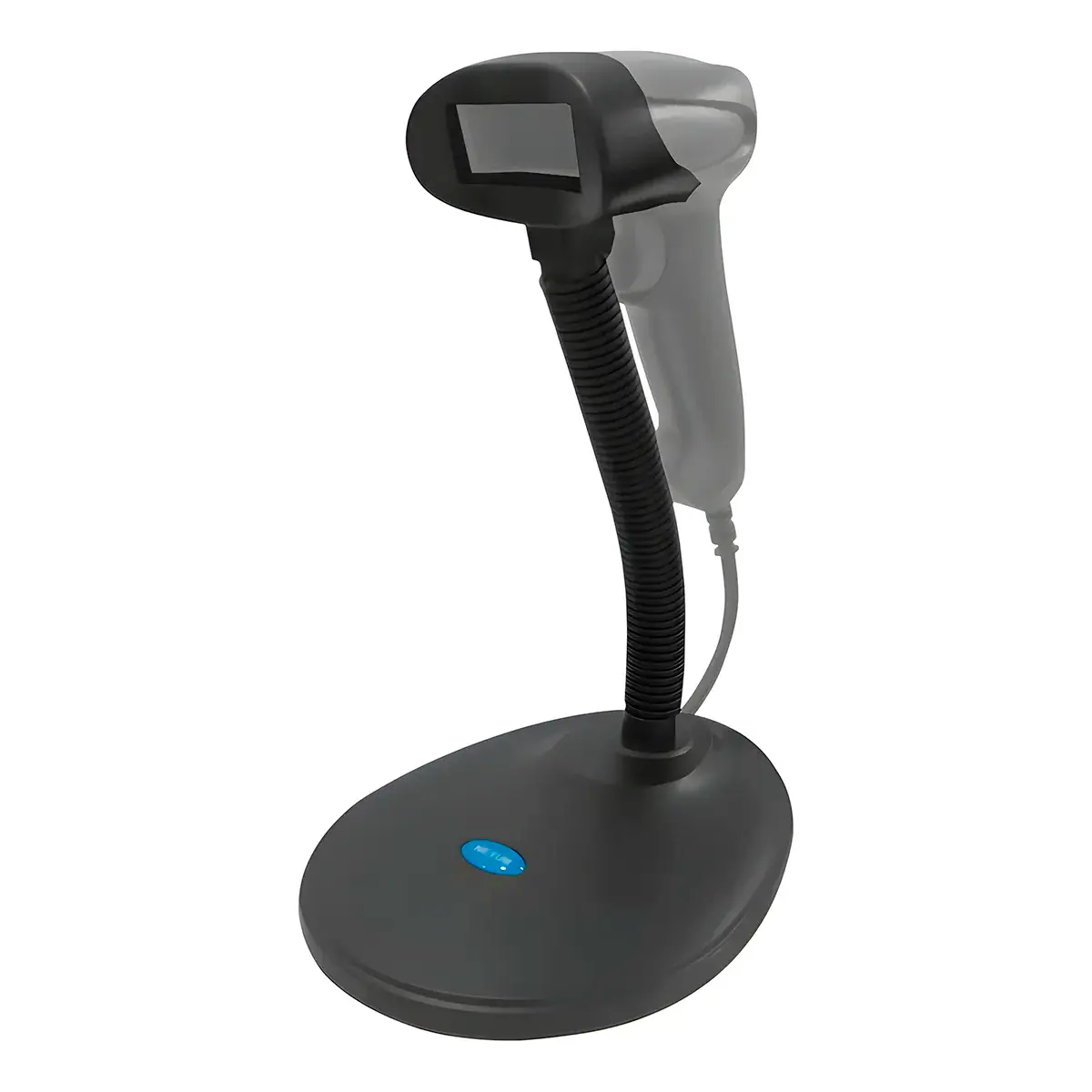 Soporte ajustable para lector Netum L8BL Pro ideal para uso en mostradores.